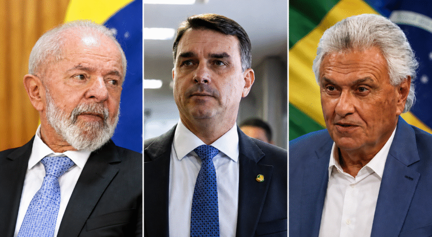 Lula empata com Flávio e Caiado no 2º turno, aponta BTG/Nexus