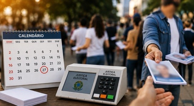 Eleições 2026: candidatos ao Governo do RJ vão às ruas nesta quinta