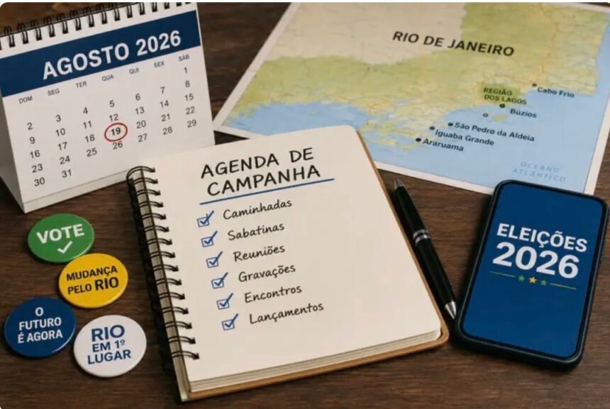 Confira a agenda de campanha dos candidatos ao governo do Rio 