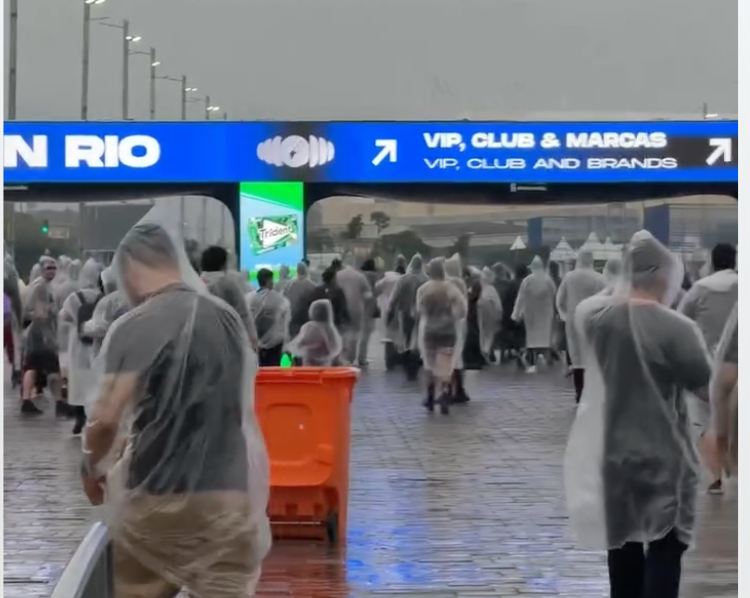 Rock in Rio não fecha com Cacique Cobra Coral — e São Pedro não perdoa