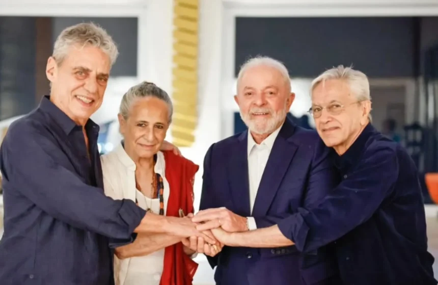 Lula prepara ato de peso no Rio com Chico Buarque, Bethânia e Caetano