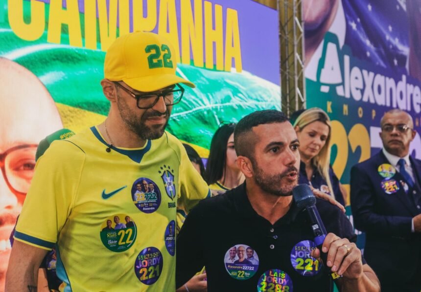 'É o futuro do nosso país que está em jogo', dispara Carlos Jordy em lançamento da candidatura de Knoploch