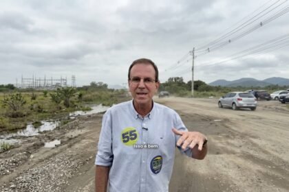 Eduardo Paes promete concluir obras da Reta de Piranema em Itaguaí