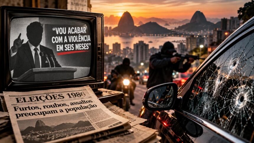 ‘Vou acabar com a violência em seis meses’, prometeu Moreira franco em 1986