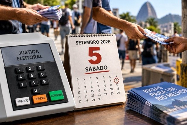 Campanha esquenta no Rio: candidatos tomam as ruas neste sábado