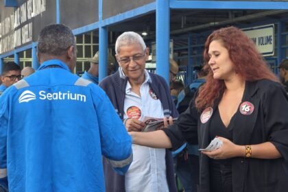 Cyro Garcia vai a Angra e promete reindustrializar o Rio: candidato defende estatizar estaleiros e reestatizar o petróleo
